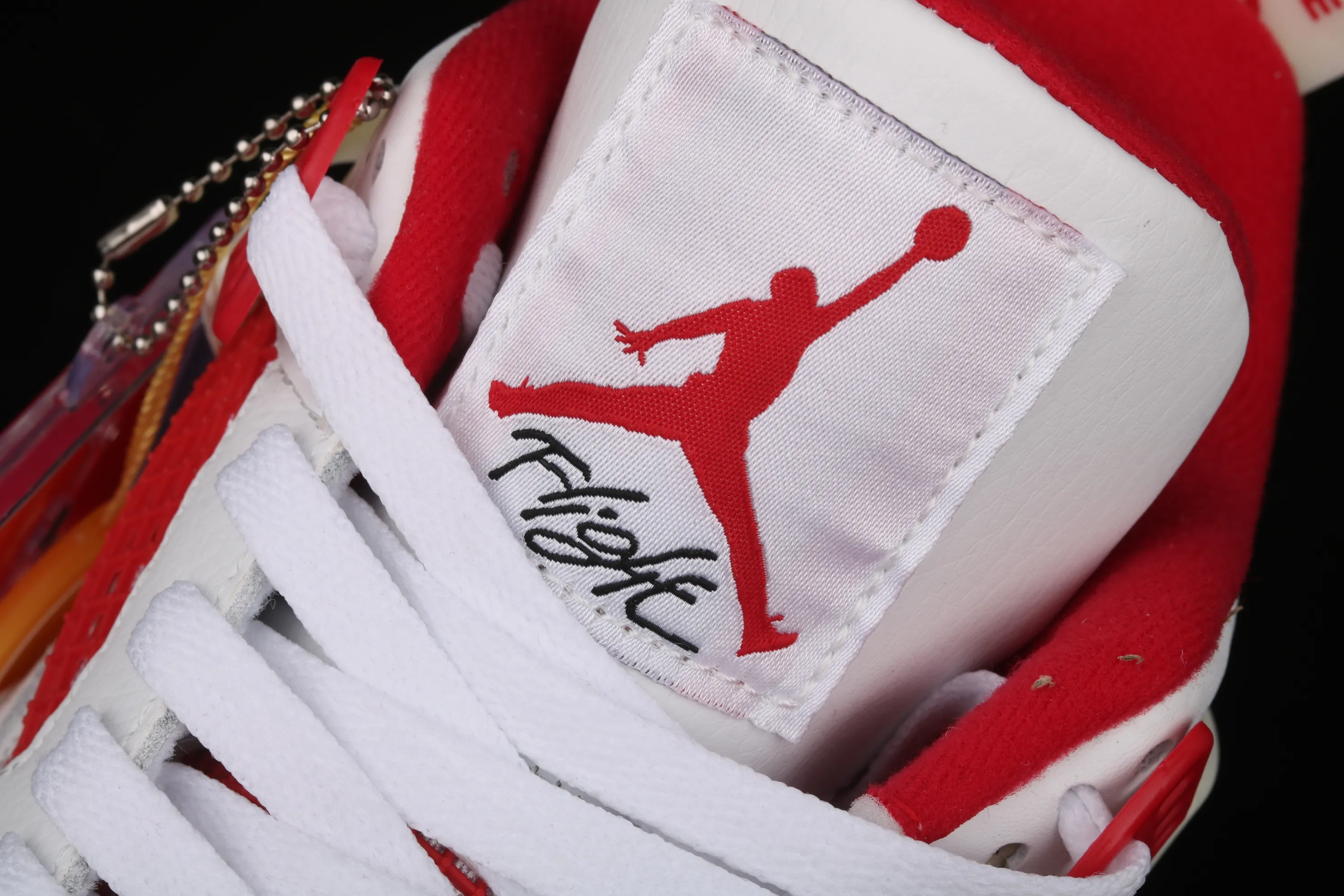 All categories Air Jordan Jordan series basketball shoes Air Jordan 4 G version Air Jordan 4 Motorsport AJ4 Joe 4 Racing White Red 308497-106